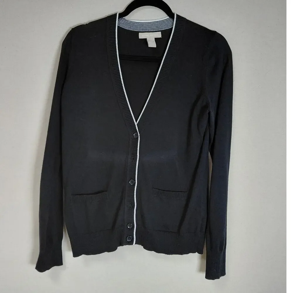 Banana Republic Pocket V-Neck Cardigan Sweater Women Size S